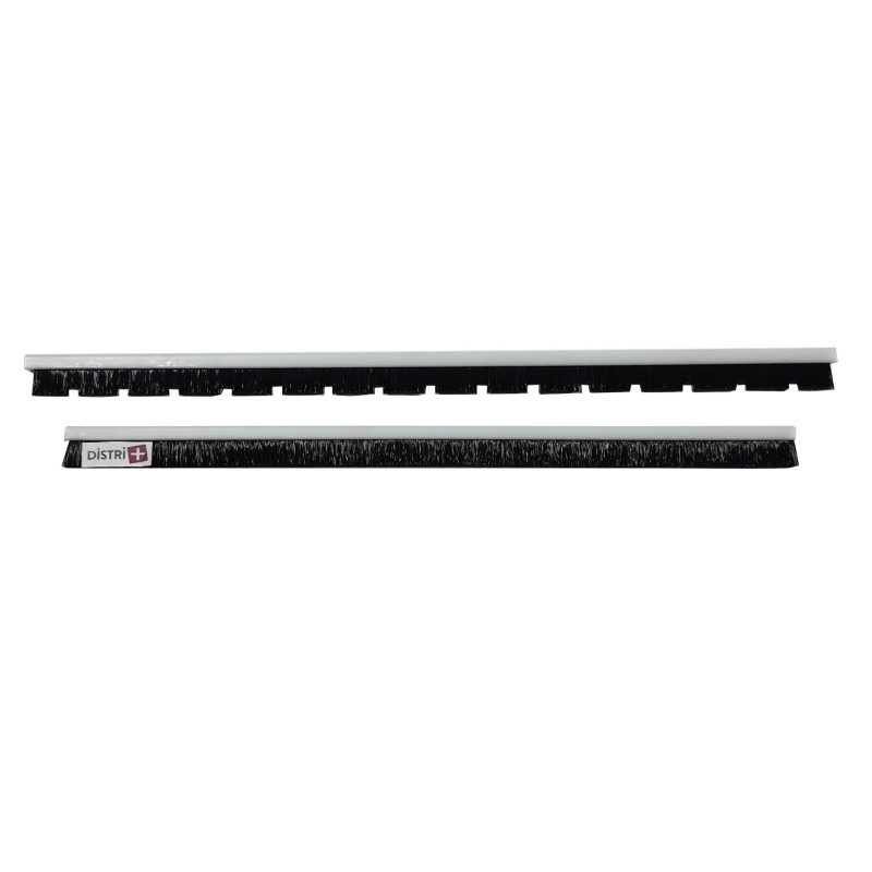 Conjunto de cepillo de 2 tiras para succión de metal de metal ancho occidental 45 cm