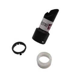 Lado del tubo de la punta flexible para sujetar el diámetro de 32 mm con el timbre + anillo para aspiradora numática, tennante ...