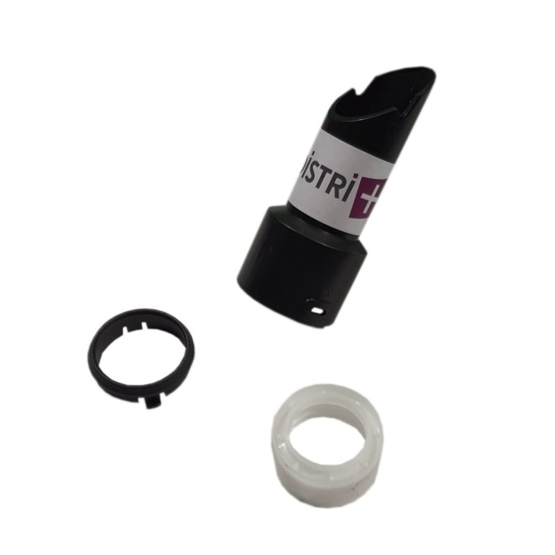 Flexible tip Tube side to clip diameter 32mm with clip + vacuum cleaner ring Numatic, Tennant ...