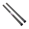 Conjunto de 2 tubos metálicos en acero cromado para aspiradora - Diámetro: 32 mm - Longitud 50 cm