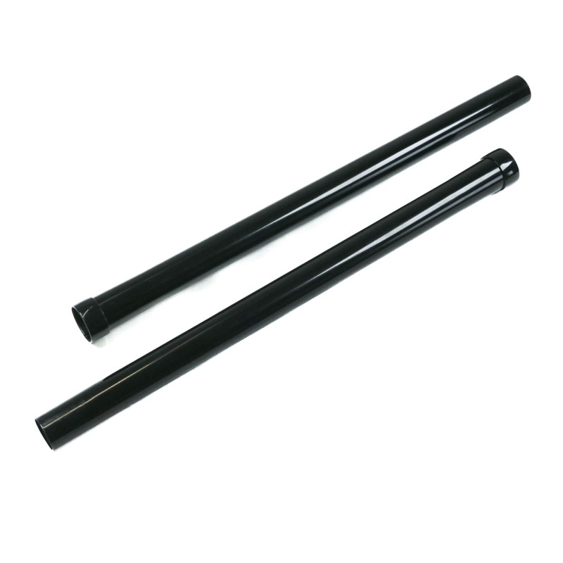 Set of two aluminum tubes for vacuum cleaner - Diameter: 32mm - Length 50cm