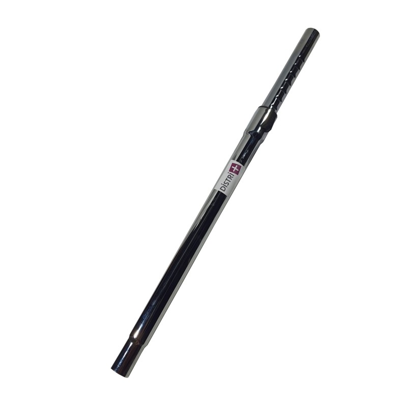 Acero cromado de metal telescópico de tubos para aspiradora - Diámetro: 32 mm - Longitud 60 cm a 100 cm