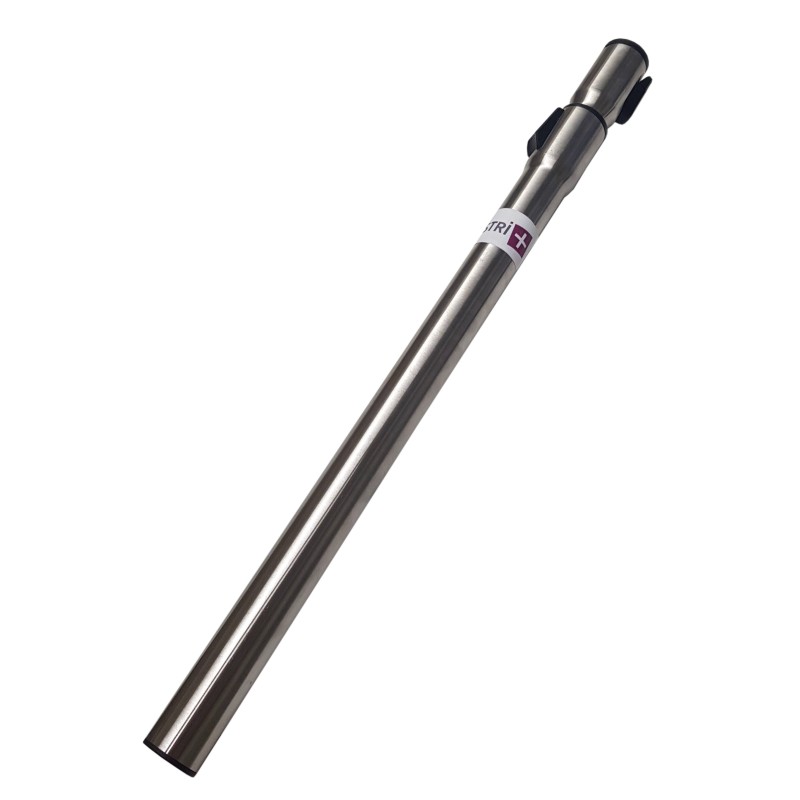 Telescopic metal chrome steel tube for vacuum cleaner compatible with Miele 10275580 - Diameter: 35mm - Length 60cm to 100cm