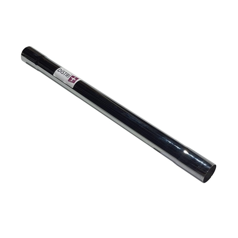 Tubo de metal de acero cromado para aspiradora - Diámetro: 37 mm - Longitud 50 cm