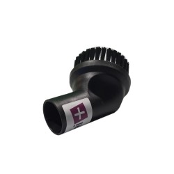 Round furniture brush for vacuum cleaner ranging on 32mm diameter tubes - 8cm width