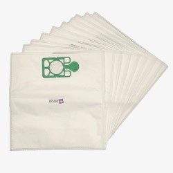 Vacuum cleaner bag compatible with Numatic NVM2A, NVM2B, NVM2C, Charles, Georges, NVQ370.- The 10 microfiber bag pocket