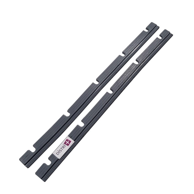 Conjunto de 2 bandas de goma para aspirador de plástico de la lechón con salida de ancho de 40 cm (nuestra referencia 20238D400BC) - Alternativa para GHIBLI 6511215