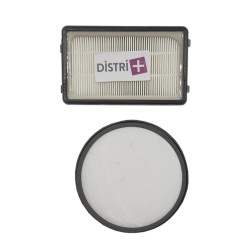 Set of 2 filters for compatible vacuum cleaners ROWENTA COMPACT POXER CYCLONIC RO371 at RO379, RO482 at RO488, ZR005901 ...