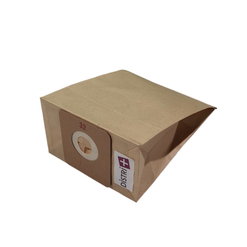 Bolsa de aspiradora compatible con EUROSTAM DORSAL 44168, 122AD, 127AD ... - TASAJA DORSALINO, 8504190 ... - 10 bolsas de papel