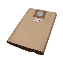 Sac aspirateur compatible avec AQUAVAC EWT GOBLIN : CGNT45120303, INDUSTRIAL 30... - La pochette de 10 sacs papier