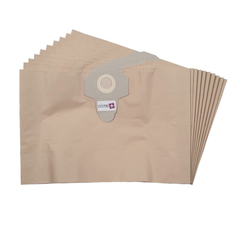 Sac aspirateur compatible avec Aquavac - Goblin Gusty 30, PRO350, HOBBY 33... - La pochette de 10 sacs papier