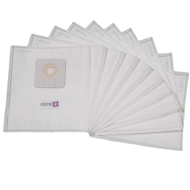 Vacuum cleaner bag compatible with Henkel Floormatic BP100, Floordress S152, Floordress QP200. etc. - Pouch of 10 microfiber bags