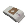 Vacuum cleaner bag compatible with Alto D100 - FloorPull Melody - Nilfisk: Viking, D10, GD110, 140800720, 1407727000, 1407728000. etc. - 5 microfiber bag pocket