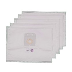 Vacuum bag compatible with Nilfisk Backuum, Dorsal, alternative for original reference 22198000 - Vermop 7410 - bag of 5 microfibre bags