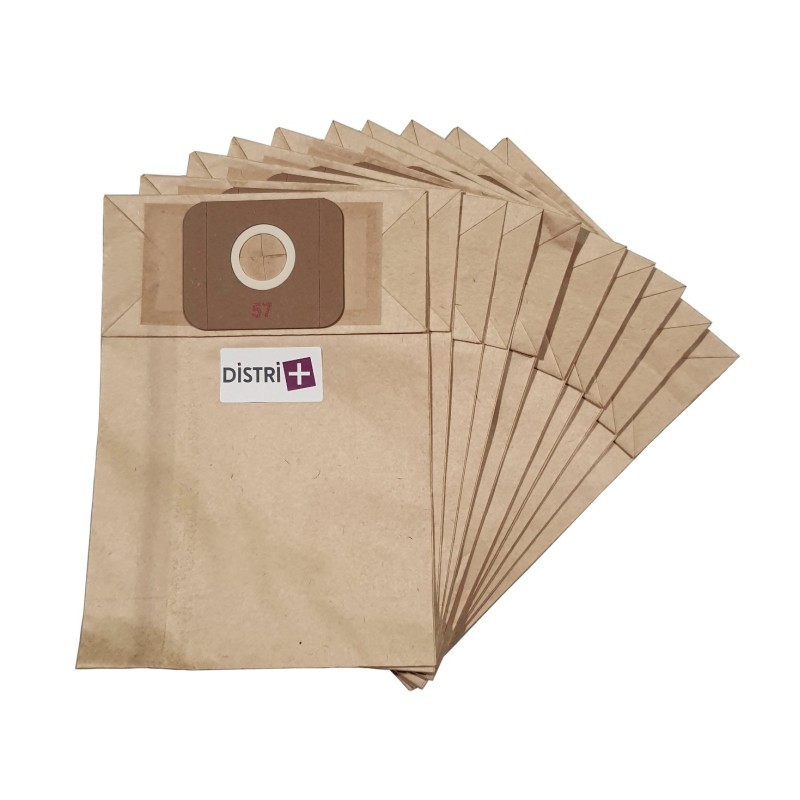 Bolsa de aspiradora compatible con Karcher T171 - El bolso de la bolsa de papel 10