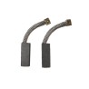 Set of 2 motor coals for vacuum cleaners compatible with Miele and Numatic - Dimensions: 11x6mm