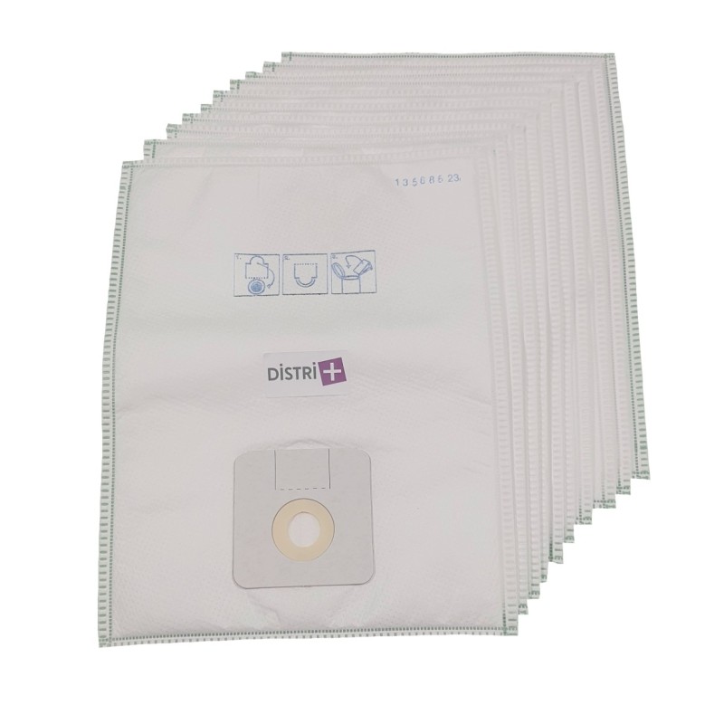 Sac aspirateur compatible CLEANFIX : RS 05... - COLUMBUS : RS 27, ST11... - SPRINTUS : T 11 LORITO - 10 sacs microfibre