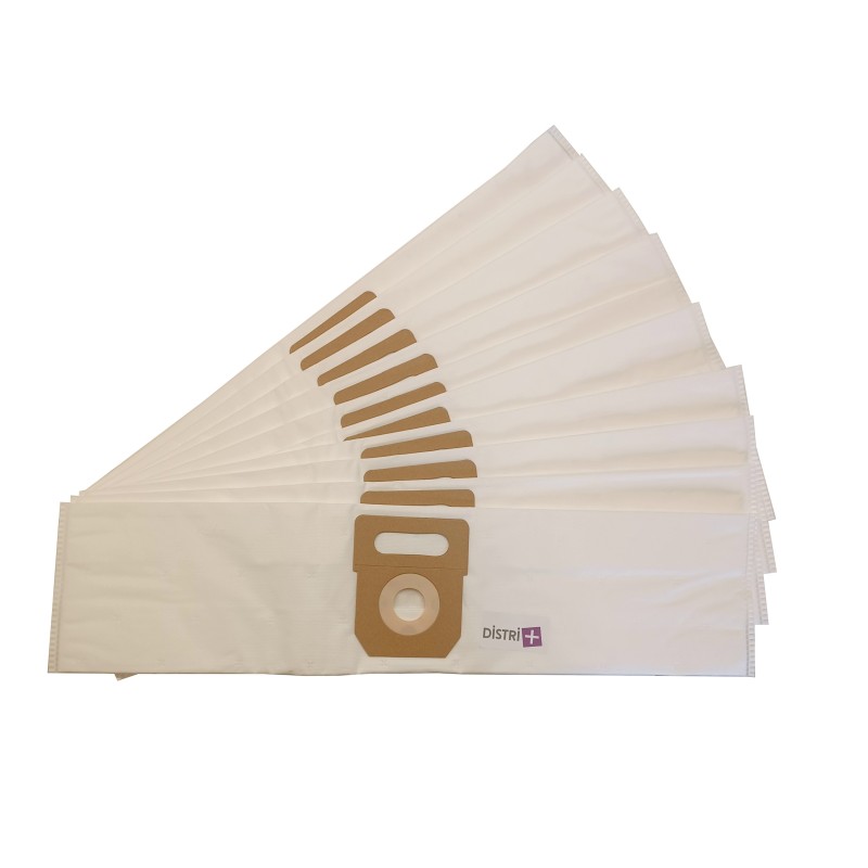Bolsa de aspiradora CLEANFIX S07 - Electrolux E79, Pro XL, Z940, Z950 ... - EUROCLEAN E79, Z950 - SEBO C20 - 10 Bolsas de microfibra