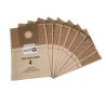 Sac aspirateur ELECTROLUX : ES 101, PRO (Série), Z 910 - EUROCLEAN : ES 101, Z 910, Z 955 - 10 sacs papiers