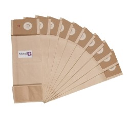 Bolsa de aspiradora compatible con Nilfisk: 1471058500, GU 15 DMU, GU 305, GU 355 ... - El bolsillo de 10 bolsas