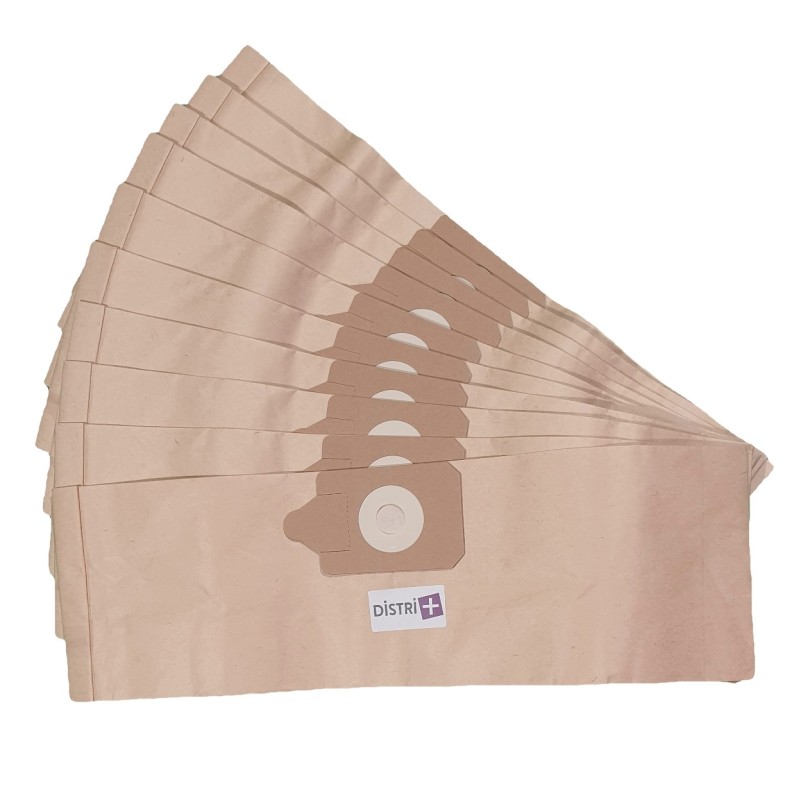 Bolsa de aspiradora compatible con Viper ECO 15 VA66021P10 - Pollo de 10 bolsas de papel