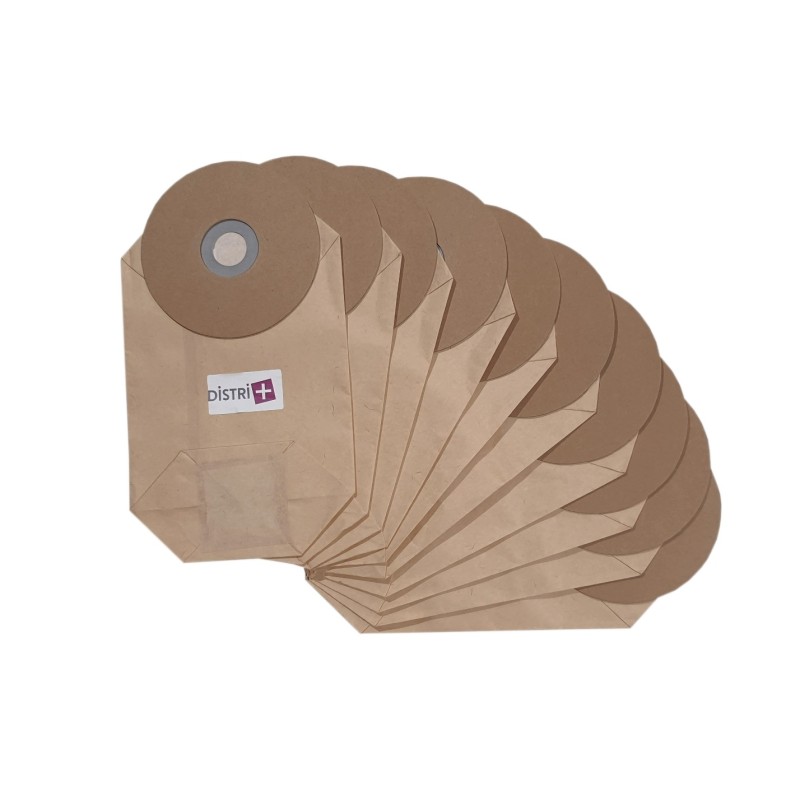 Bolsa de aspiradora compatible con WETROK SCUBA - El bolsillo de 10 bolsas de papel