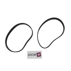 Set of 2 compatible belts for ELECTROLUX Wiper The Boss Z2270, STAIR284, B2280, B2284, B2285, Z2270 at Z2278 ...