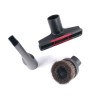 Lot of 1 Long Flat Suck + 1 Round Horse Crine Brush + 1 triangular sucker for vacuum cleaner from 32mm diameter tubes