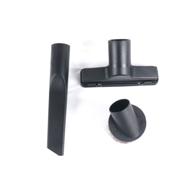 Lot of 1 Long Flat Suck + 1 Round Horse Crine Brush + 1 triangular sucker for vacuum cleaner from 32mm diameter tubes