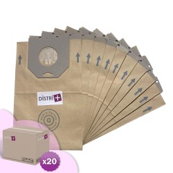 Staubsauger-Tasche kompatibel mit Philips Vision Oslo LG Goldstar - Karton von 20 Taschen von 10 Taschen
