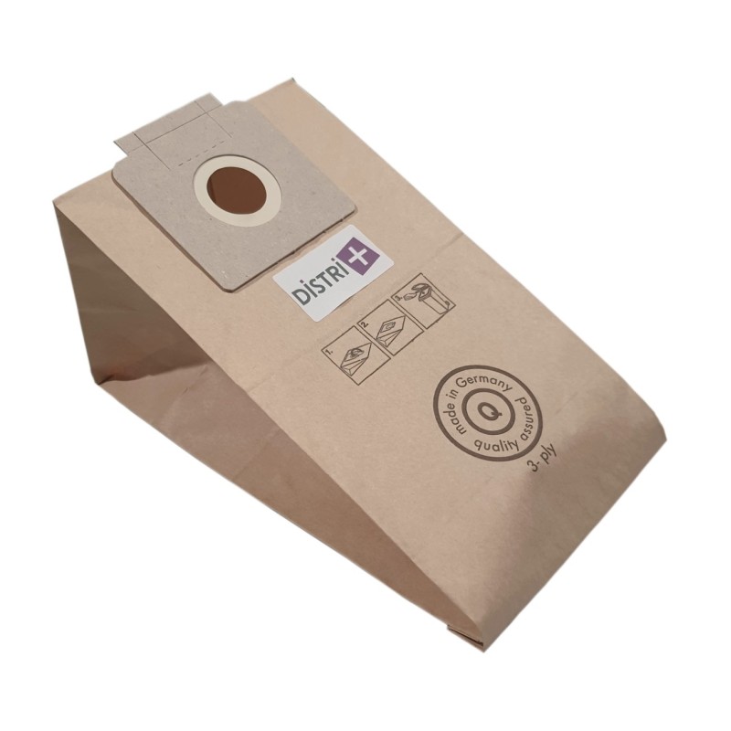 Vacuum cleaner bag compatible with Karcher BV5 / 1, T5 / 1, T7 / 1, T9 / 1, T10 / 1, 69043330, 69043160 ... - Carton of 20 pockets of 5 paper bags
