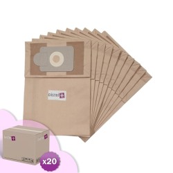 Vacuum cleaner bag compatible with Numatic NUPRO 180, NUV180, Henry, NVM1B. - Carton of 20 pockets of 10 paper bags