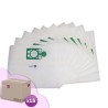 Vacuum cleaner bag compatible with Numatic Dorsal RSV130, RSB140, RBV130, RSB150, RSV150, RSAV130, 604011 - Carton of 15 pockets of 10 microfiber bags