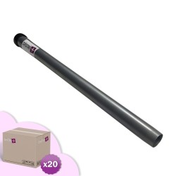 Karton von 20 Aluminiumrohren für Staubsauger - Durchmesser: 32mm - Länge 50 cm