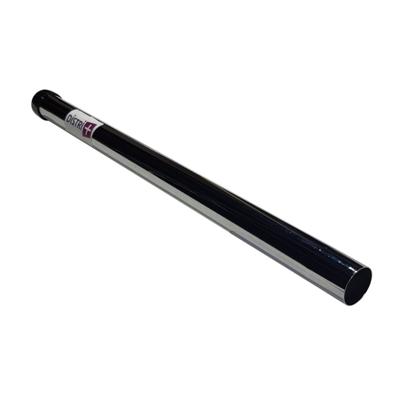 Cartón de 20 tubos Acero cromado de metal para aspiradora - Diámetro: 32 mm - Longitud 50 cm