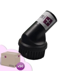 Round furniture brush for vacuum cleaner ranging on 32mm diameter tubes - 8cm width - 50 brushes carton