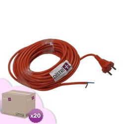 Vacuum cleaner cable Numatic RSV 150, Ghibli Dorsal T1, Nilfisk / Alto Aero 7, Aero 400, Backuum, Business, GD930, Family, WD215. - Carton of 20 cables