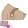 Bolsa de aspiradora de electrolux UZ932, DP9000 - NILFISK: GD932, GD934 - KArcher: T101, T111 ... - Cartón de 15 x 10 bolsas de papel