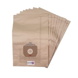 Vacuum bag compatible with Taski Bora 12, Vacumat 12, Vento 15 - Cleanfix SW20, SW21. - 15 pouches of 10 paper bags