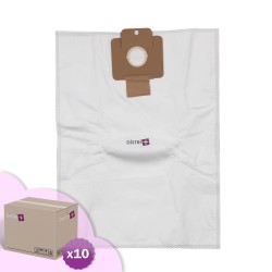 Sac aspirateur compatible avec ALTO/NILFISK : WD3, WD120, WD135, WD200, WD215 – Carton de 10 pochettes de 5 sacs microfibre