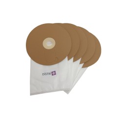 Vacuum cleaner bag compatible with Ghibli T1 (2nd version) - Wirbel W1 (2nd version) - ICA / IPC / SOTECO YP1 / 5 Backpack. - Carton of 20 pockets of 5 microfiber bags