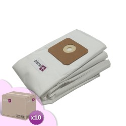 Staubsauger-Tasche mit Nilfisk / Alto-Multi 20, Multi 30, Multi II 20, Multi II 30 - alternativer Ref Nilfisk 107402336, 107417195 - Karton von 10 Taschen von 5 Mikrofaserbeuteln
