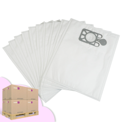 Vacuum cleaner bag compatible with Numatic NUPRO 180, NUV180, Henry, NVM1B. - Palette of 14 cards of 15 pockets of 10 microfiber bags, or 210 pockets