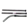 Set von 2 Tuben + 1 Ellbogen verchromtem Stahl für Taski-Staubsauger, Numm ... - Durchmesser: 32mm