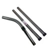 Set of 2 tubes + 1 metal chromed steel elbow for taski vacuum cleaner, Numatic... - Diameter: 32mm