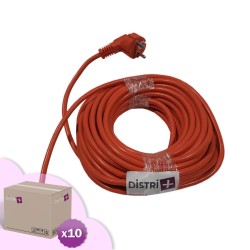 Nilfisk / Alto Aero Vacuum Cable 26-01, AERO 31-21, AERO 800, AERO 840 - Eurosteam 044108 - for Monobrosse Ghibli / Wirbel C43, SB43, 32112 ... - Carton of 10 cables