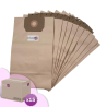 Vacuiler vacuum bag with Taski Vento 8, Bora, Baby Bora - Cleanfix S10, S12 - Colgate P9, P18 ... - Carton of 15 pockets of 10 bags paper bags