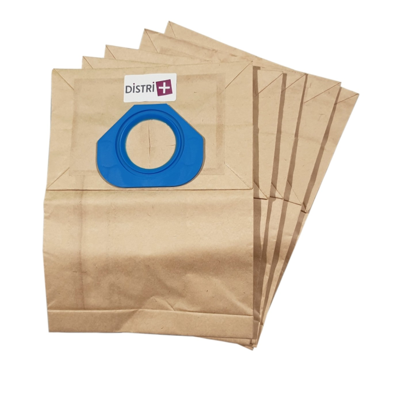 Bolsa de aspiradora compatible con NILFISK GM80, GM90, GA70, GA71, GD90, GS80, GS90. - La portada de 5 bolsas de papel