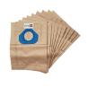 Bolsa de aspiradora compatible con NILFISK GM80, GM90, GA70, GA71, GD90, GS80, GS90. - Cartón de 15 bolsillos de 10 bolsas de papel