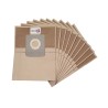 Bolsa de aspiradora compatible con Argos 966, 1404 - ICA Soteco: Caja, Base 101, G16P, etc. - Bolsa de 10 bolsas de papel